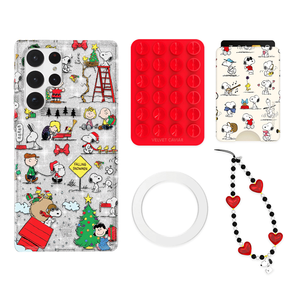 Snoopy Christmas Glitter Galaxy Bundle Set - Wallet