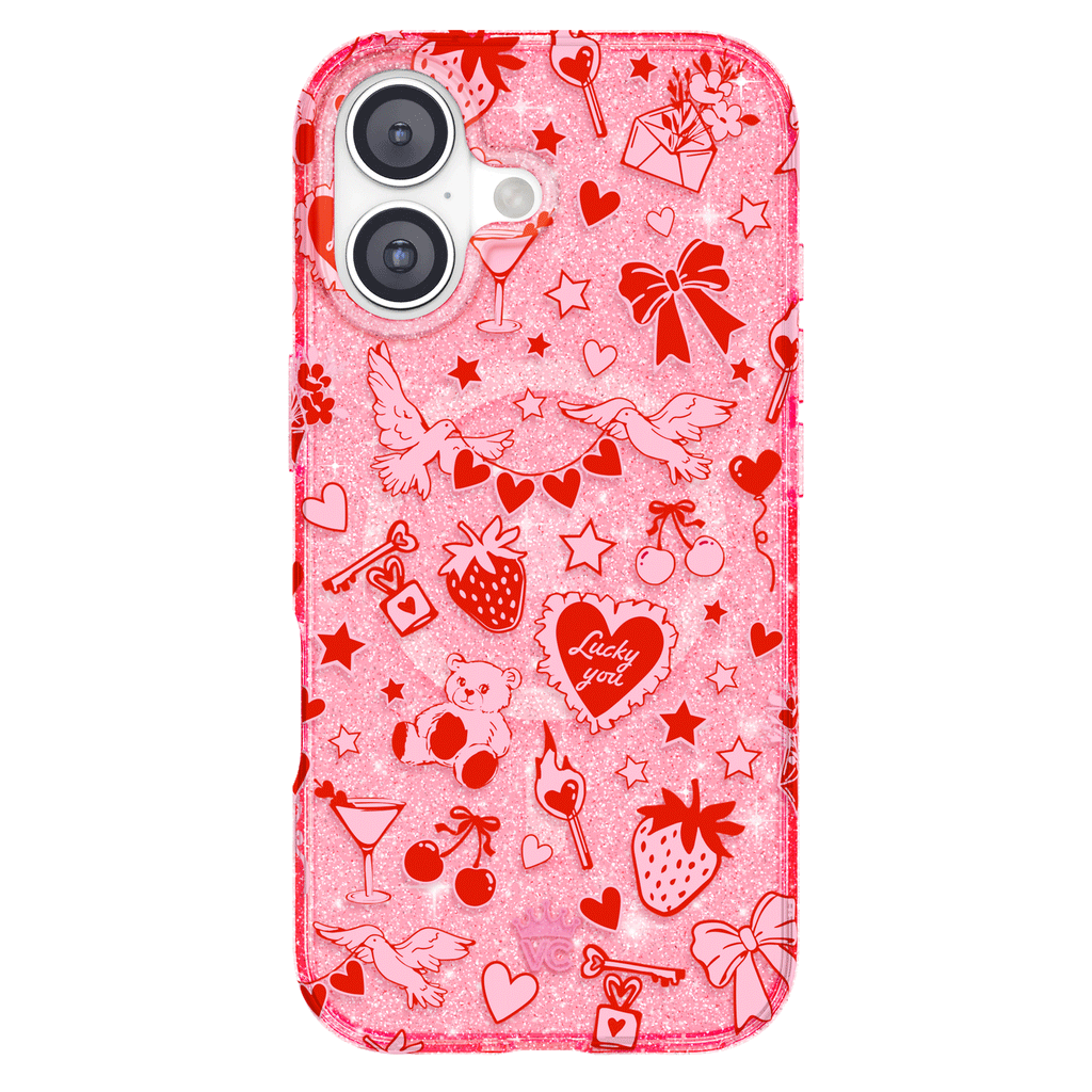 Be Mine Glitter iPhone Case