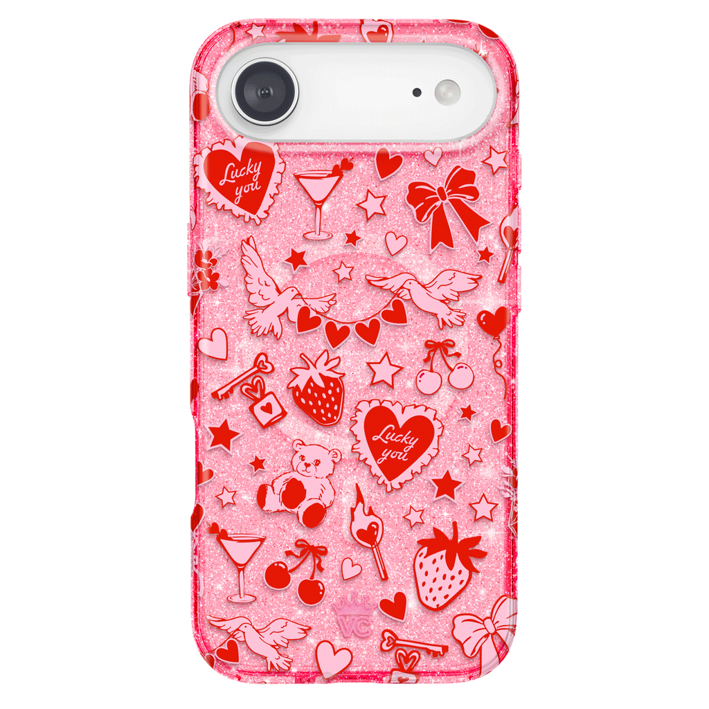 Be Mine Glitter iPhone Case