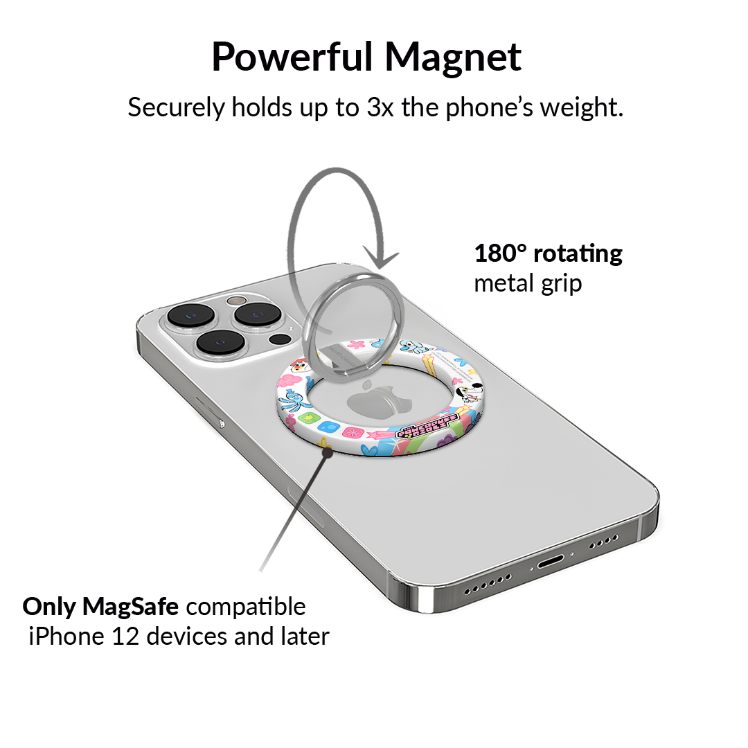 The Powerpuff Girls Girl Power MagSafe Grip Ring