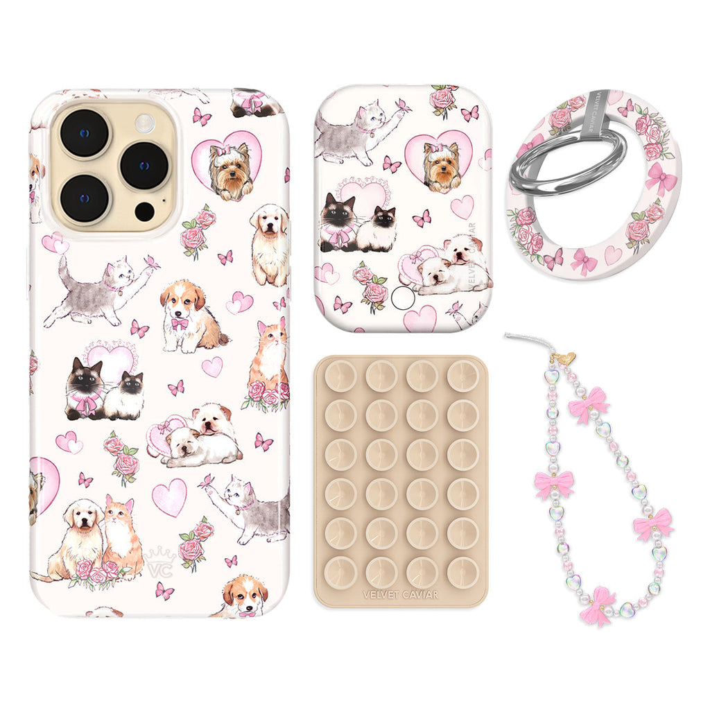 Puppies and Kittens iPhone Bundle Set - Grip