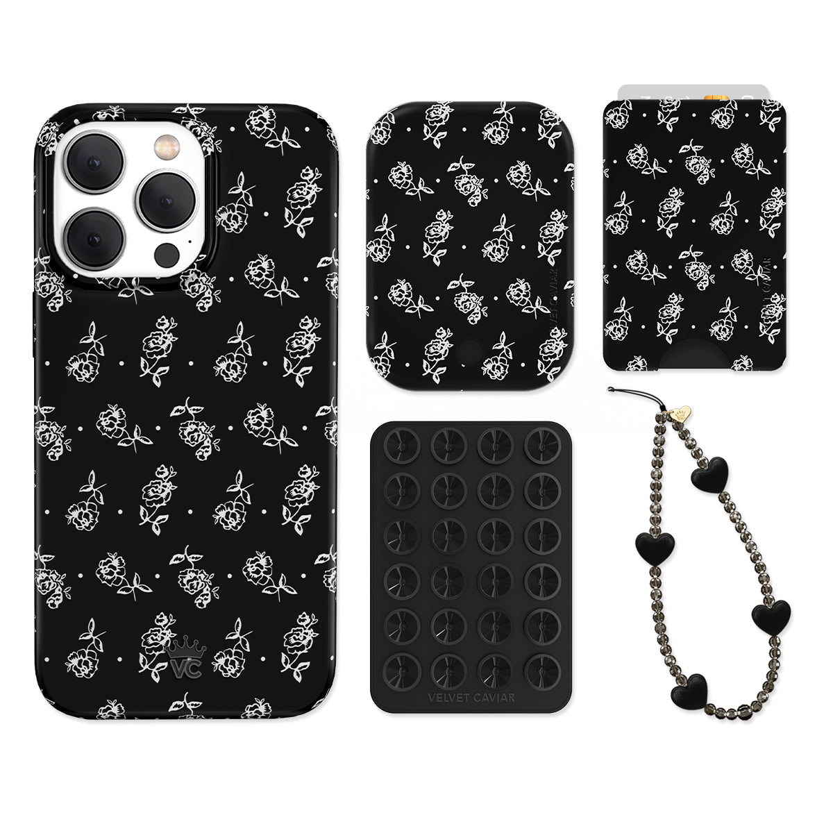 Vintage Roses iPhone Bundle Set - Wallet