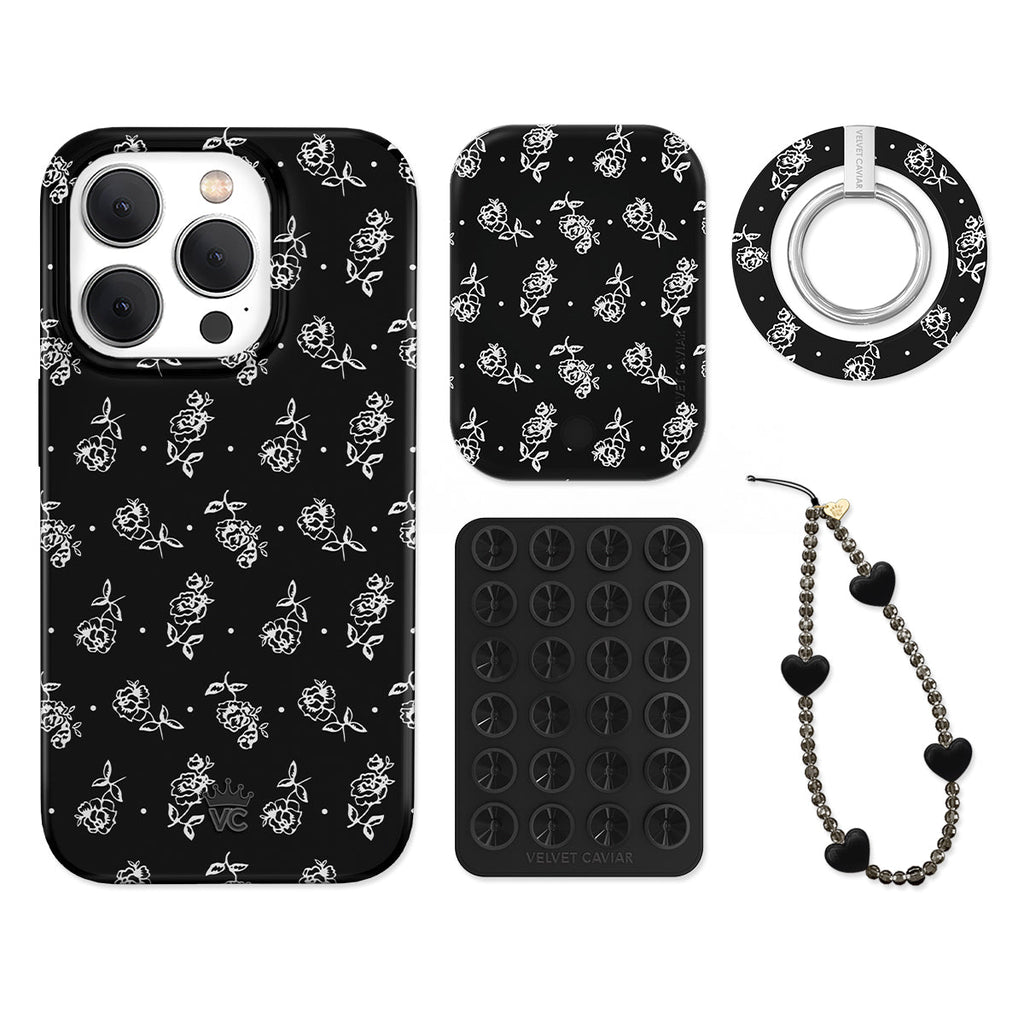 Vintage Roses iPhone Bundle Set - Grip