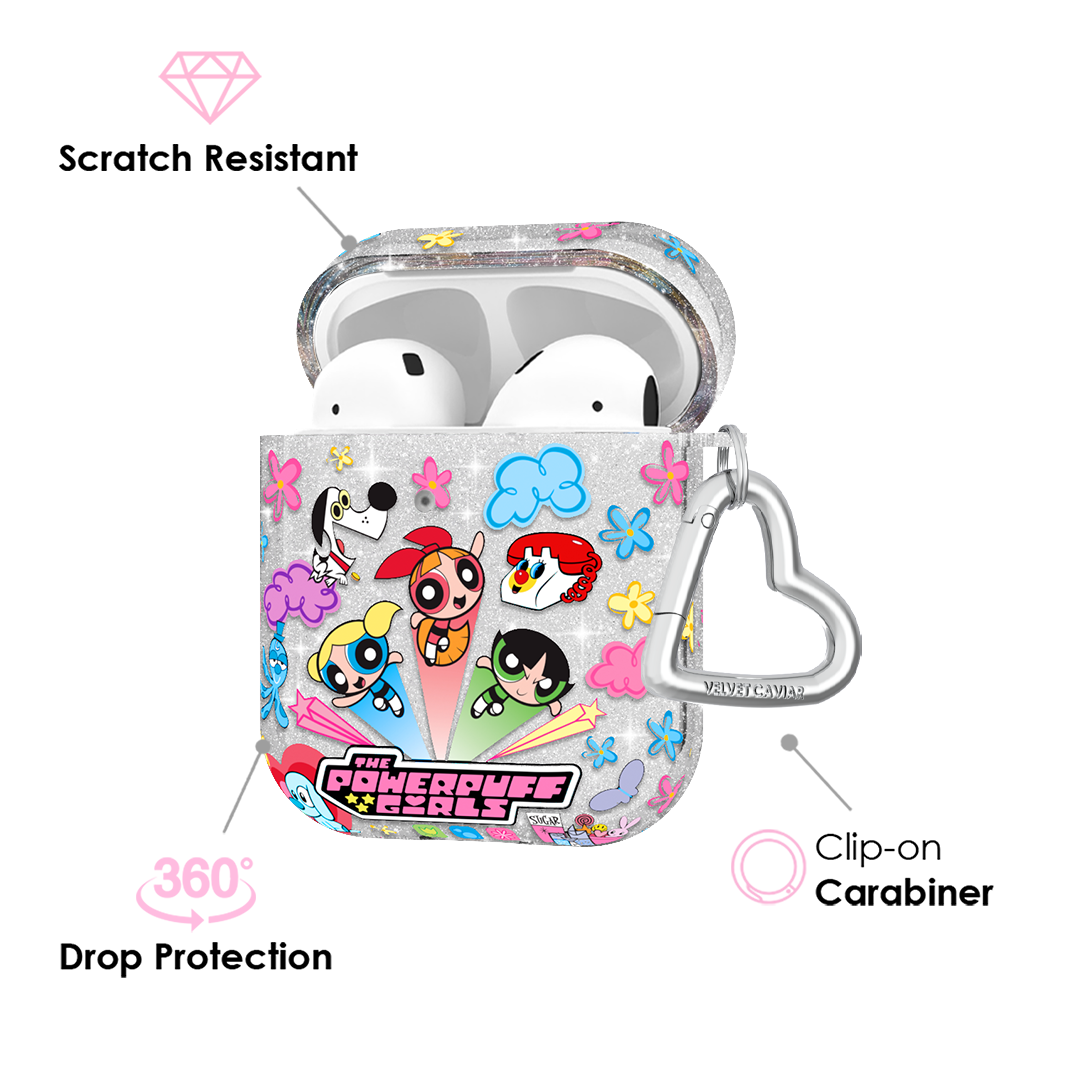The Powerpuff Girls Girl Power Glitter AirPod Case