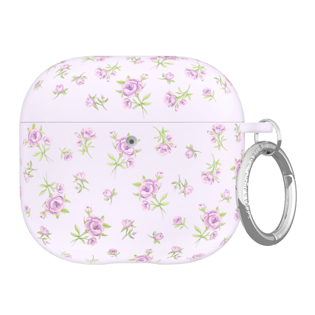 Dainty Lilac Floral AirPod Case