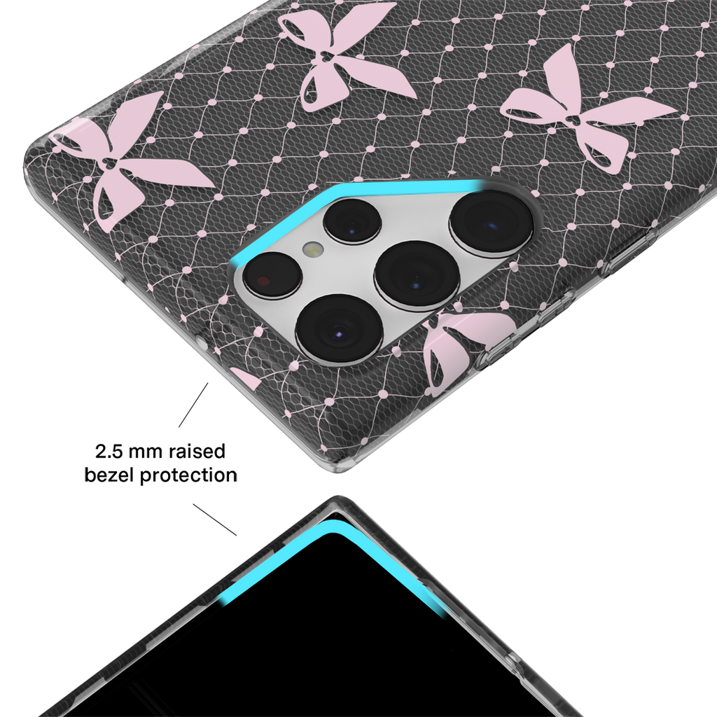 Lacy Pink Bows Samsung Case