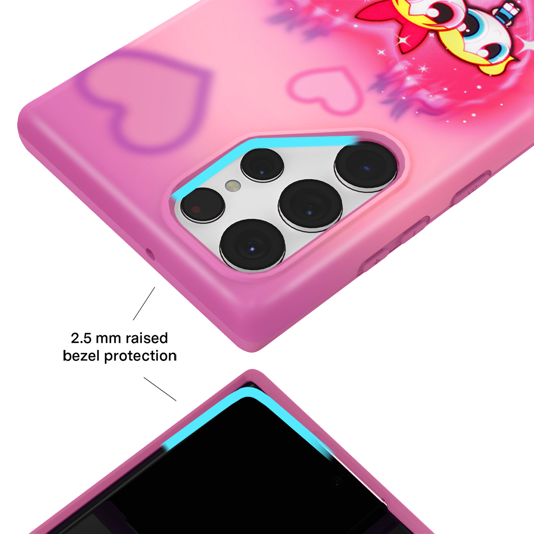 The Powerpuff Girls Airbrush Hearts Samsung Case