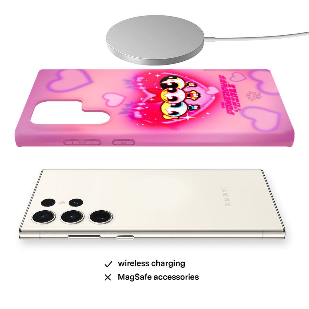 The Powerpuff Girls Airbrush Hearts Samsung Case