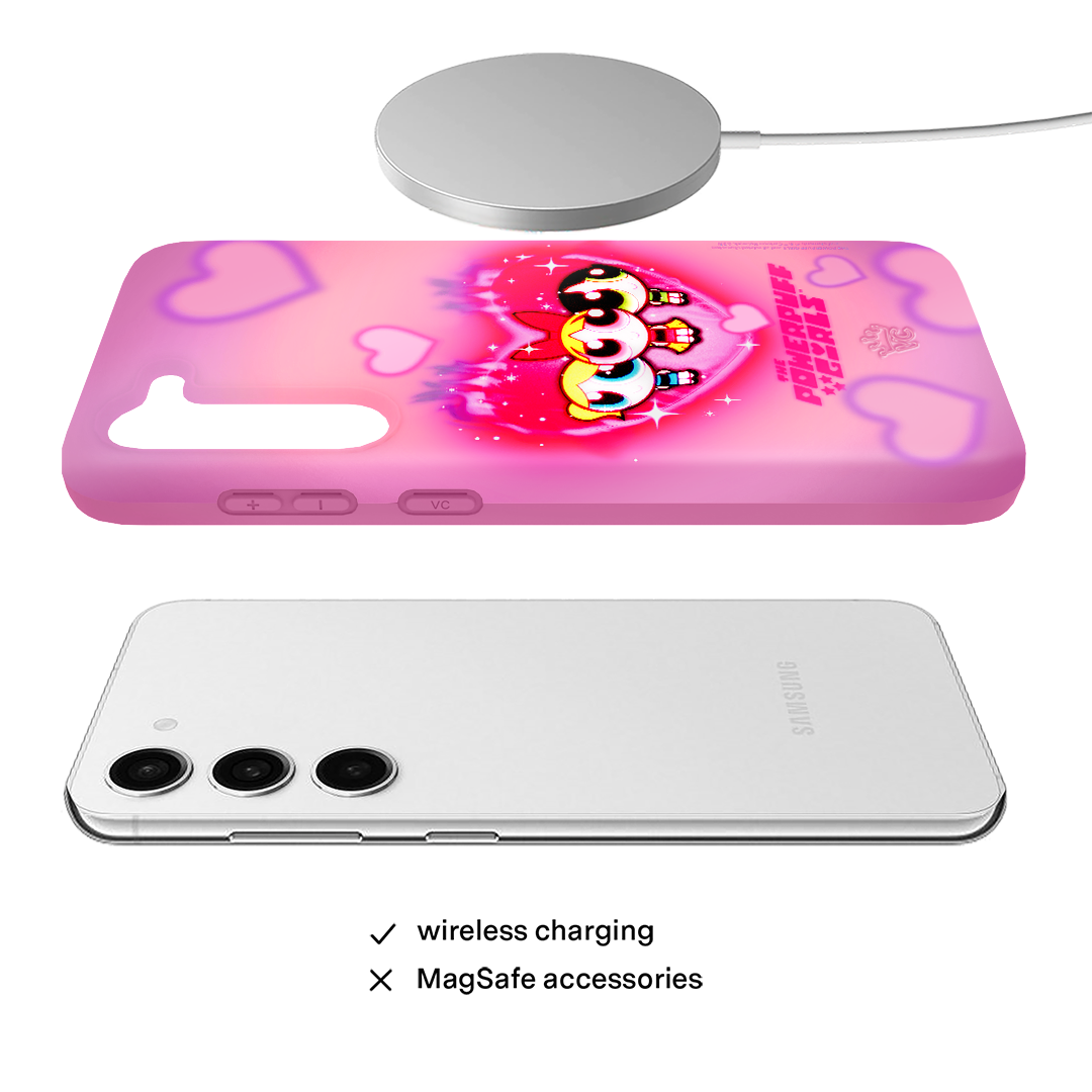 The Powerpuff Girls Airbrush Hearts Samsung Case