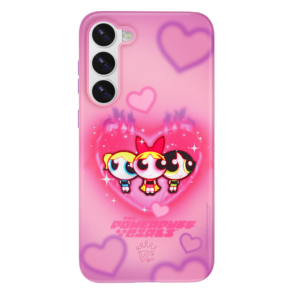 The Powerpuff Girls Airbrush Hearts Samsung Case