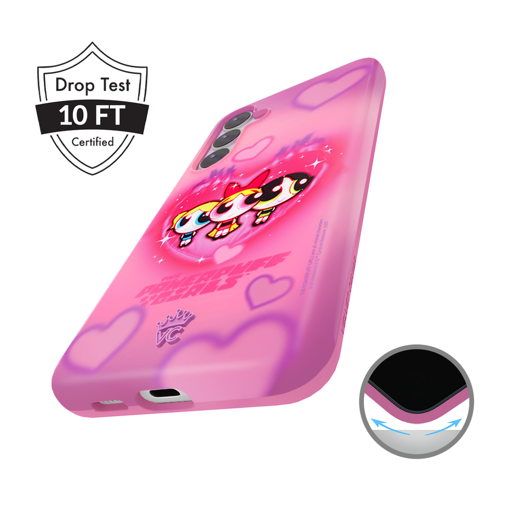 The Powerpuff Girls Airbrush Hearts Samsung Case