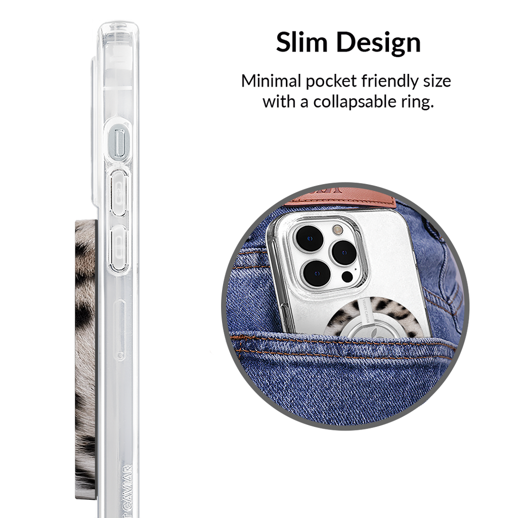 Arctic Leopard MagSafe Grip Ring