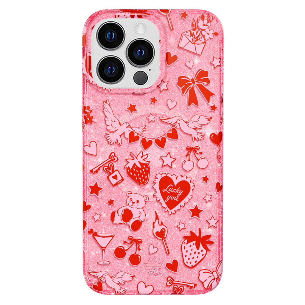 Be Mine Glitter iPhone Case